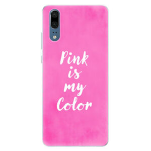 Silikónové puzdro iSaprio - Pink is my color - Huawei P20