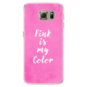 Silikónové puzdro iSaprio - Pink is my color - Samsung Galaxy S6 Edge