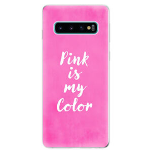 Odolné silikonové pouzdro iSaprio - Pink is my color - Samsung Galaxy S10