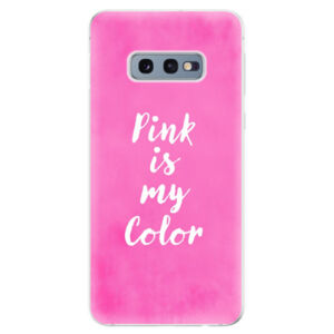Odolné silikonové pouzdro iSaprio - Pink is my color - Samsung Galaxy S10e