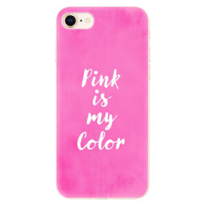 Odolné silikónové puzdro iSaprio - Pink is my color - iPhone 8