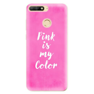 Odolné silikónové puzdro iSaprio - Pink is my color - Huawei Y6 Prime 2018
