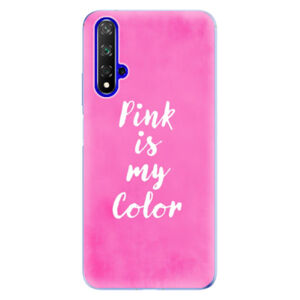 Odolné silikónové puzdro iSaprio - Pink is my color - Huawei Honor 20