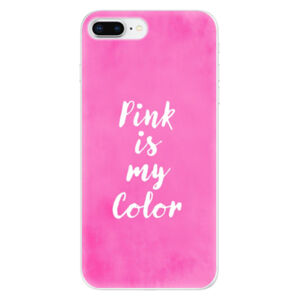 Odolné silikónové puzdro iSaprio - Pink is my color - iPhone 8 Plus