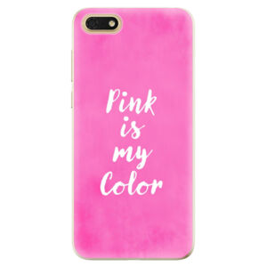 Odolné silikónové puzdro iSaprio - Pink is my color - Huawei Honor 7S