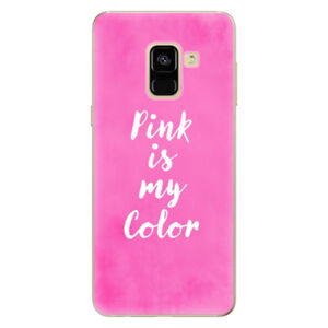 Odolné silikónové puzdro iSaprio - Pink is my color - Samsung Galaxy A8 2018