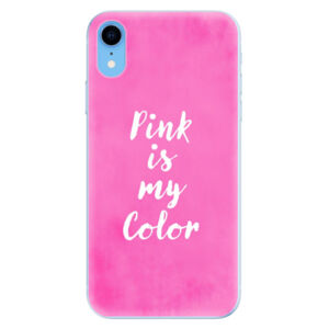 Odolné silikónové puzdro iSaprio - Pink is my color - iPhone XR