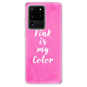 Odolné silikónové puzdro iSaprio - Pink is my color - Samsung Galaxy S20 Ultra