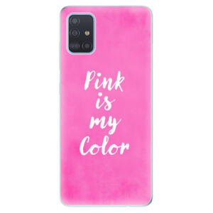 Odolné silikónové puzdro iSaprio - Pink is my color - Samsung Galaxy A51