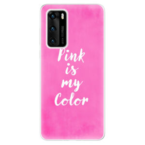 Odolné silikónové puzdro iSaprio - Pink is my color - Huawei P40