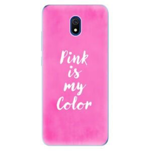 Odolné silikónové puzdro iSaprio - Pink is my color - Xiaomi Redmi 8A