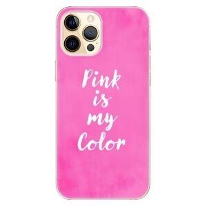 Odolné silikónové puzdro iSaprio - Pink is my color - iPhone 12 Pro