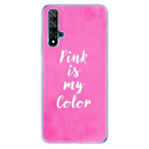 Odolné silikónové puzdro iSaprio - Pink is my color - Huawei Nova 5T
