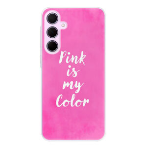 Odolné silikónové puzdro iSaprio - Pink is my color - Samsung Galaxy A55 5G