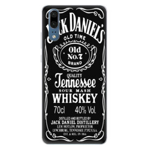 Silikónové puzdro iSaprio - Jack Daniels - Huawei P20