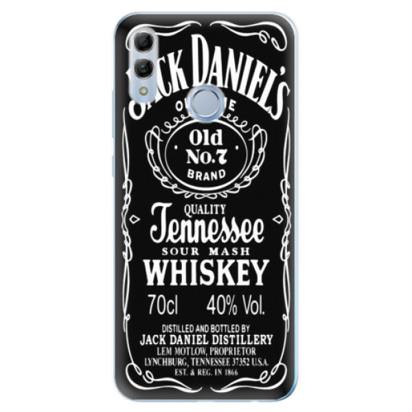 Odolné silikonové pouzdro iSaprio - Jack Daniels - Huawei Honor 10 Lite