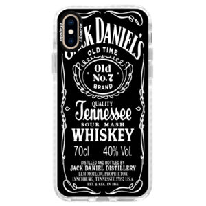 Silikónové púzdro Bumper iSaprio - Jack Daniels - iPhone XS