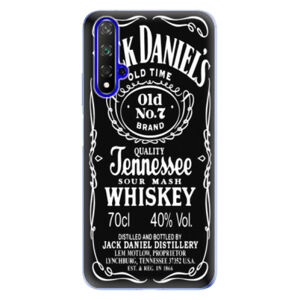 Odolné silikónové puzdro iSaprio - Jack Daniels - Huawei Honor 20