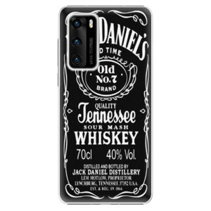 Plastové puzdro iSaprio - Jack Daniels - Huawei P40