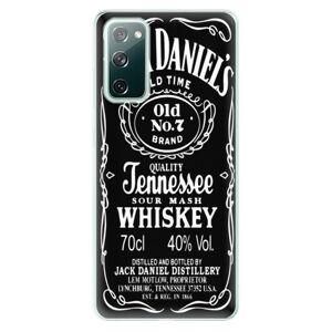 Odolné silikónové puzdro iSaprio - Jack Daniels - Samsung Galaxy S20 FE