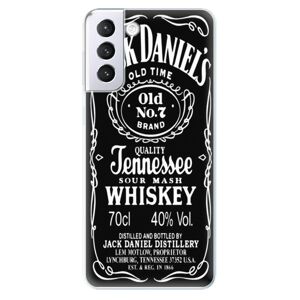 Odolné silikónové puzdro iSaprio - Jack Daniels - Samsung Galaxy S21+