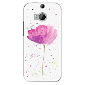 Plastové puzdro iSaprio - Poppies - HTC One M8