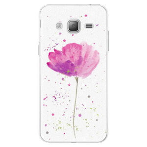 Plastové puzdro iSaprio - Poppies - Samsung Galaxy J3