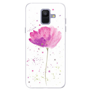 Silikónové puzdro iSaprio - Poppies - Samsung Galaxy A6