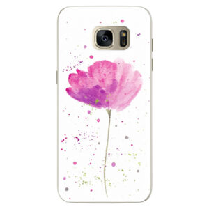 Silikónové puzdro iSaprio - Poppies - Samsung Galaxy S7 Edge
