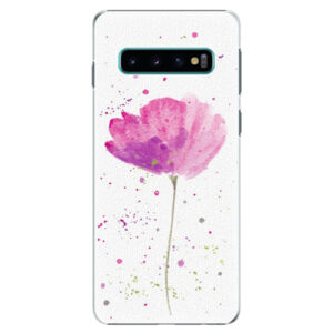 Plastové puzdro iSaprio - Poppies - Samsung Galaxy S10