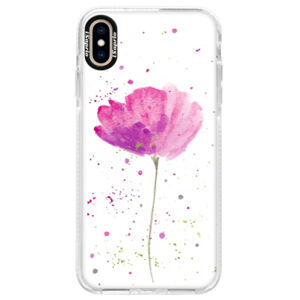 Silikónové púzdro Bumper iSaprio - Poppies - iPhone XS Max