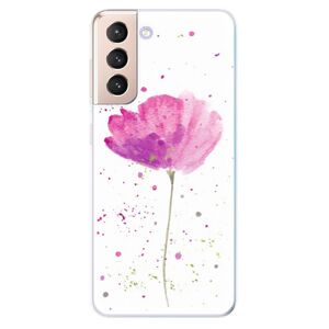 Odolné silikónové puzdro iSaprio - Poppies - Samsung Galaxy S21