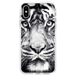 Silikónové púzdro Bumper iSaprio - Tiger Face - iPhone XS