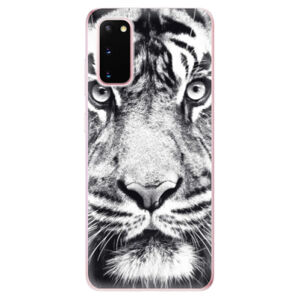 Odolné silikónové puzdro iSaprio - Tiger Face - Samsung Galaxy S20