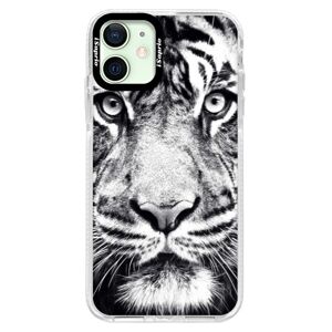 Silikónové puzdro Bumper iSaprio - Tiger Face - iPhone 12