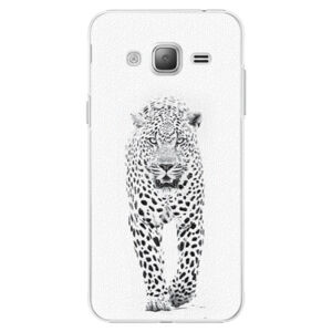 Plastové puzdro iSaprio - White Jaguar - Samsung Galaxy J3