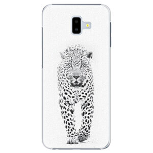 Plastové puzdro iSaprio - White Jaguar - Samsung Galaxy J6+