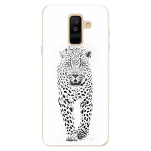 Silikónové puzdro iSaprio - White Jaguar - Samsung Galaxy A6+