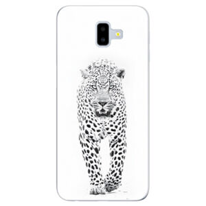 Odolné silikónové puzdro iSaprio - White Jaguar - Samsung Galaxy J6+