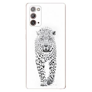 Odolné silikónové puzdro iSaprio - White Jaguar - Samsung Galaxy Note 20