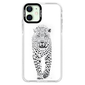 Silikónové puzdro Bumper iSaprio - White Jaguar - iPhone 12 mini
