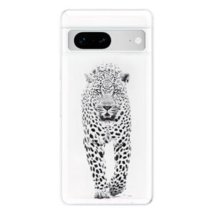 Odolné silikónové puzdro iSaprio - White Jaguar - Google Pixel 7 5G