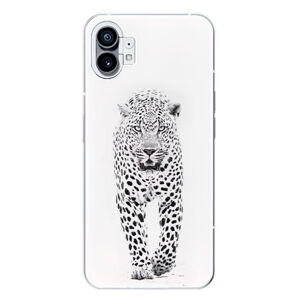 Odolné silikónové puzdro iSaprio - White Jaguar - Nothing Phone (1)