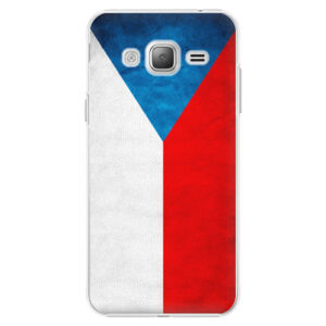 Plastové puzdro iSaprio - Czech Flag - Samsung Galaxy J3