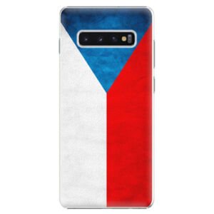 Plastové puzdro iSaprio - Czech Flag - Samsung Galaxy S10+