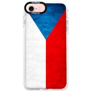 Silikónové púzdro Bumper iSaprio - Czech Flag - iPhone 7