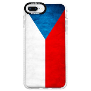 Silikónové púzdro Bumper iSaprio - Czech Flag - iPhone 8 Plus