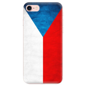 Odolné silikónové puzdro iSaprio - Czech Flag - iPhone 7