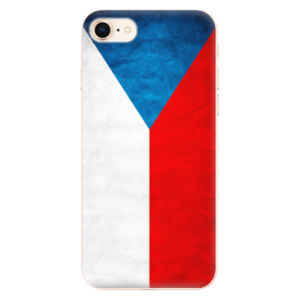 Odolné silikónové puzdro iSaprio - Czech Flag - iPhone 8