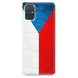 Plastové puzdro iSaprio - Czech Flag - Samsung Galaxy A71